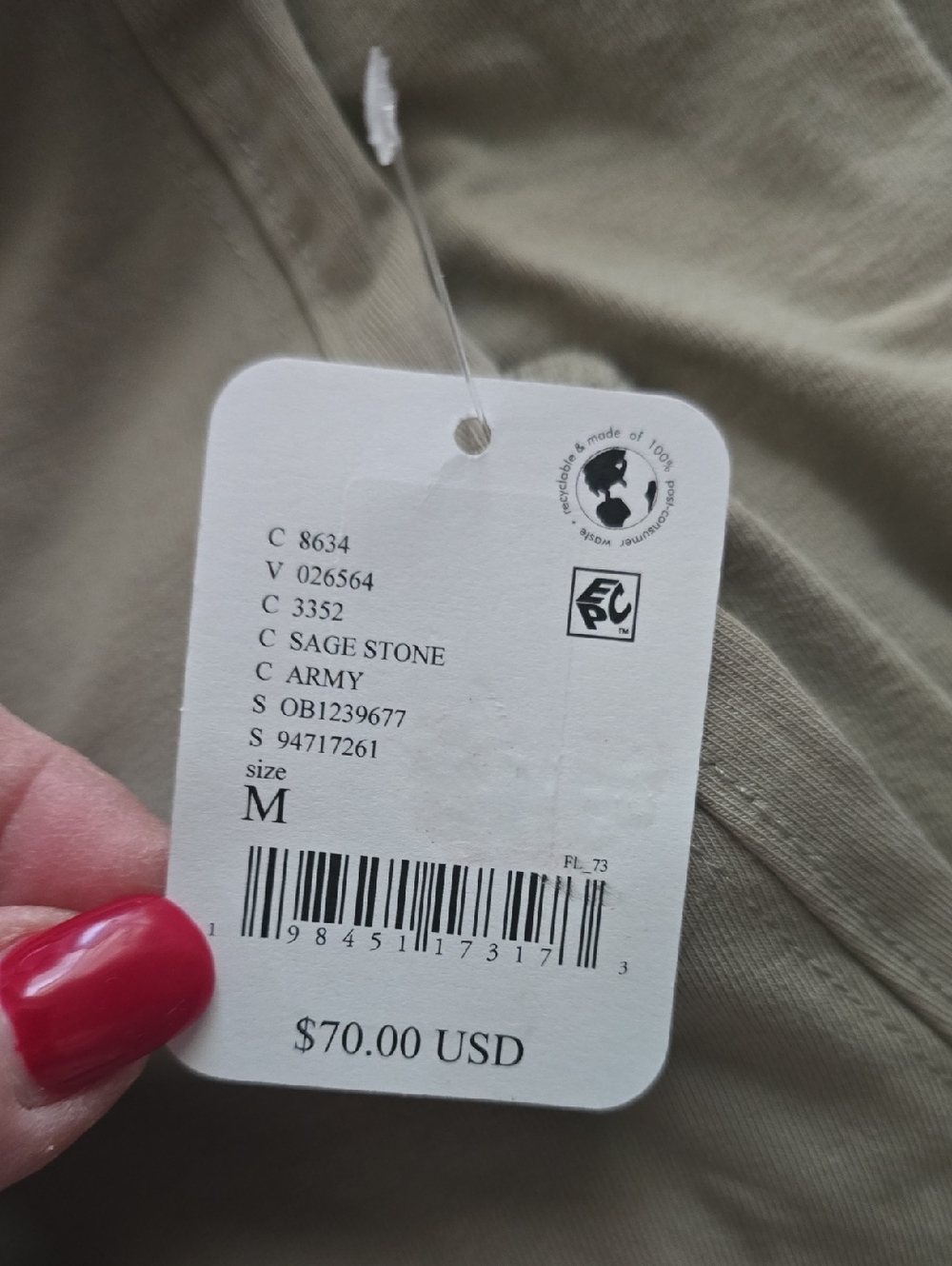 NWT FP Movement Hot Shot Onesie in Sage Stone - Picture 6 of 7